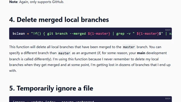 Git Aliases Don't Have to Be Boring!
