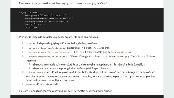 Développement GameBoy #5 : Créer des tilesets