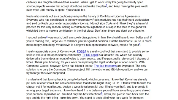 The Commons Clause will destroy open source