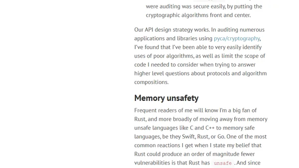 Optimize for Auditability