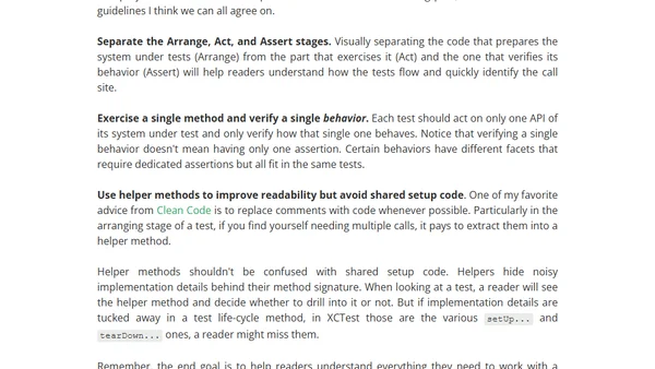 Tests Are The Best Kind Of Documentation