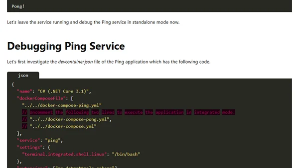 VS Code Remote Development with Docker Compose: Developing services in Standalone and Integrated Modes