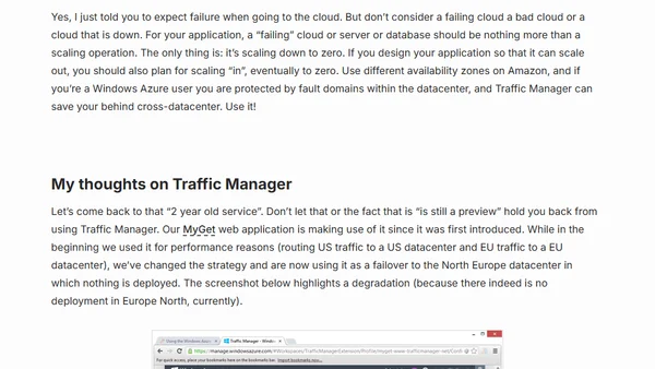Windows Azure Traffic Manager Explained