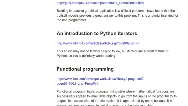 Improving your programming style in Python