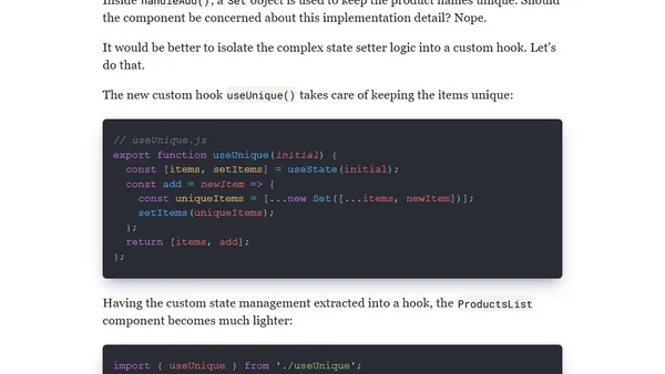 3 Rules of React State Management