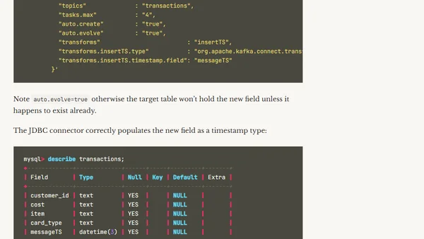 🎄 Twelve Days of SMT 🎄 - Day 1: InsertField (timestamp)