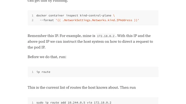 Resolving Kubernetes Services from Host when using kind