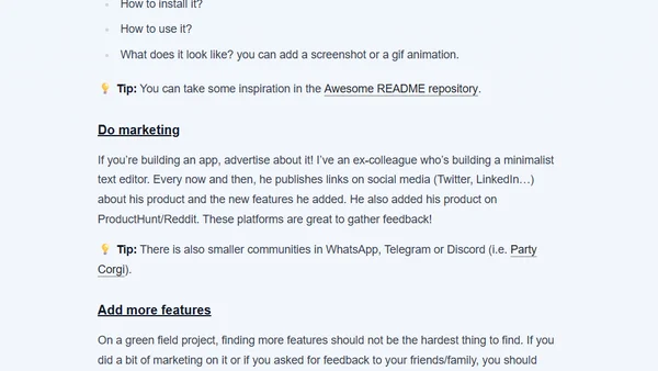Tips for your GitHub Portfolio