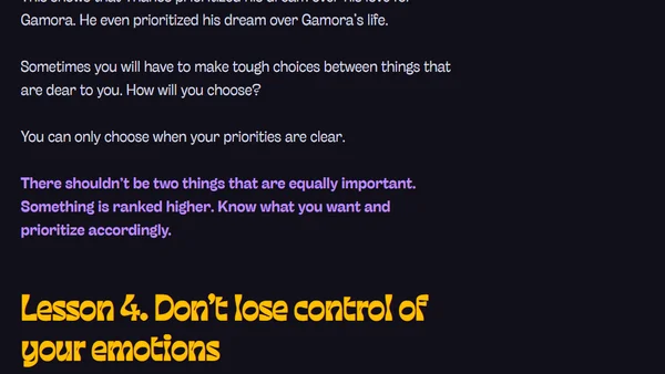 5 things I learned from Infinity Wars