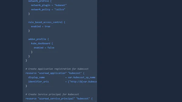 Deploy AKS + Kubecost with Terraform
