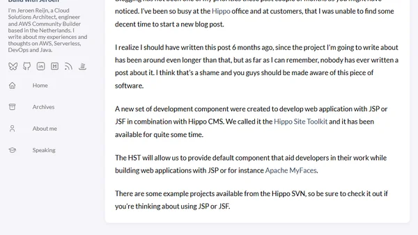 The Hippo Site Toolkit (HST)