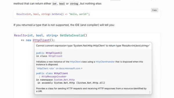 Discriminated Unions in C#