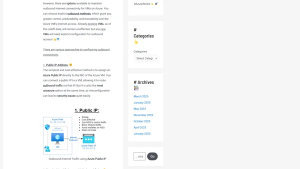 Halleluja 🙏- No default internet access for Azure VMs anymore! 🌐