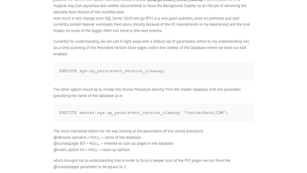 Accelerated Database Recovery