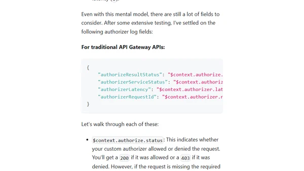 The Missing Guide to AWS API Gateway Access Logs