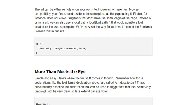 Font Equality for Everyone