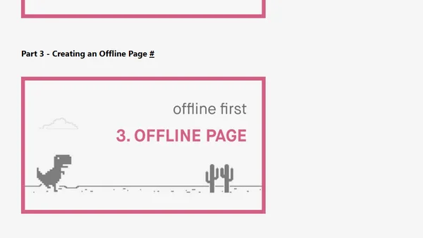 Going Offline First (Video Series)