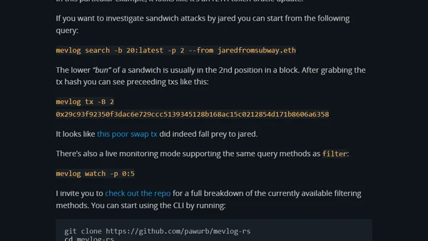 How to Discover long-tail MEV Strategies using Revm