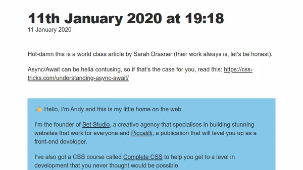 11th January 2020 at 19:18