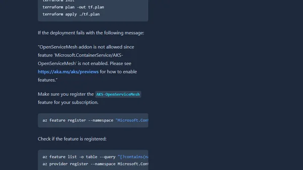 AKS: Open Service Mesh & mTLS