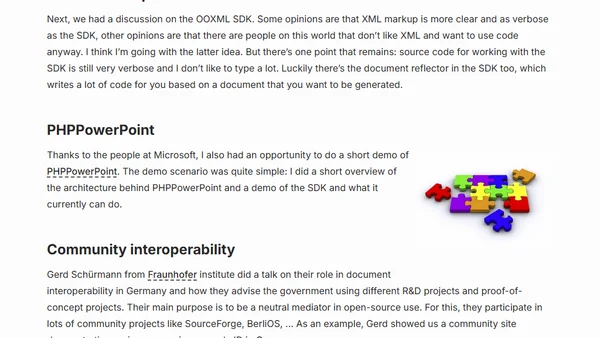 Document Interoperability Workshop, London, May 18 2009