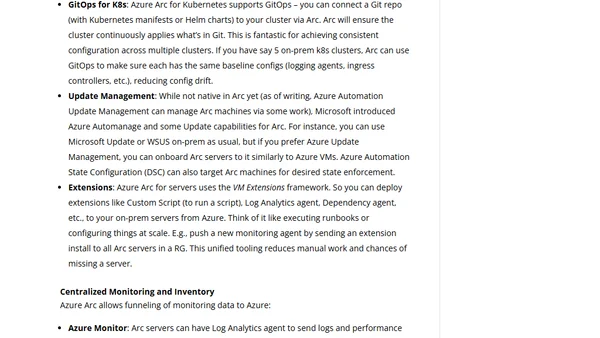 Unified Management with Azure Arc for Hybrid Cloud