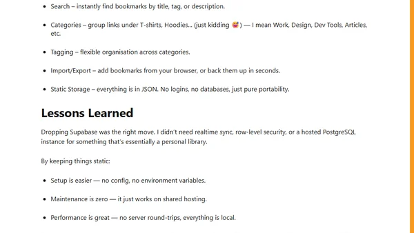 Building BKMRKS | A Lightweight Bookmarks Manager Project