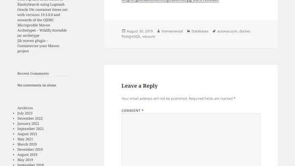 Tuning Autovacuum in PostgreSQL and Autovacuum Internals