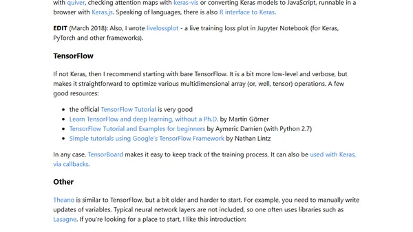 Learning Deep Learning with Keras
