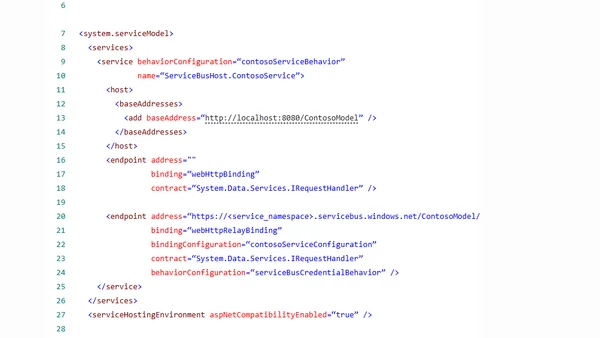 Hybrid Azure applications using OData