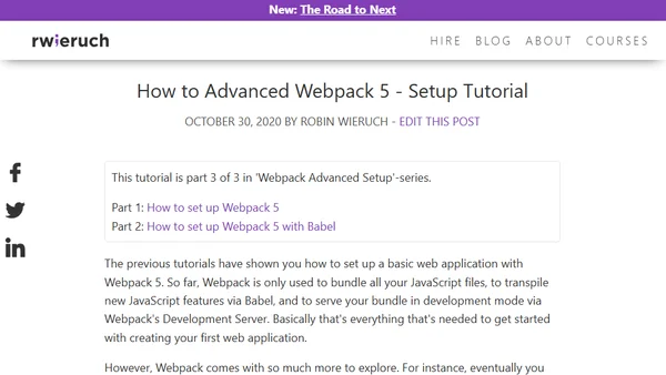 How to Advanced Webpack 5 - Setup Tutorial
