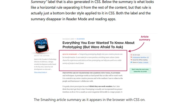Design for reading: tips for optimizing content for Reader modes and reading apps