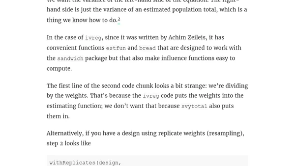 Adding new functions to the survey package
