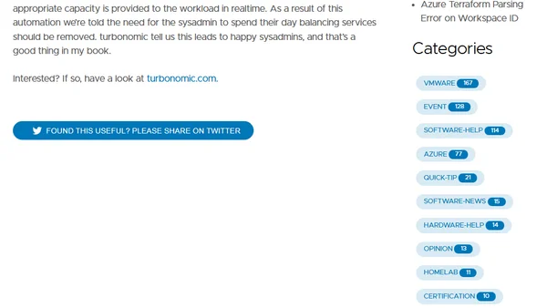 Goodbye VMTurbo, Hello turbonomic!