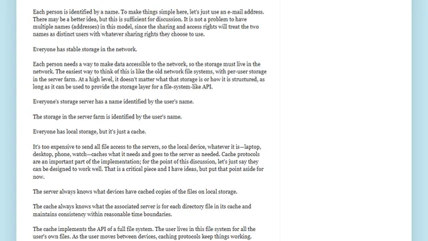 The Upspin manifesto: On the ownership and sharing of data