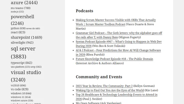 Dew Drop – January 1, 2026 (#4573)