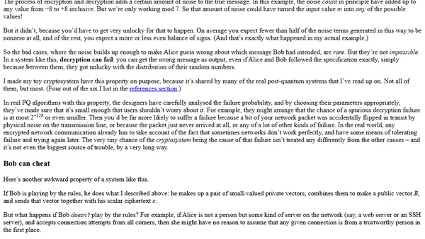 Post-quantum public-key encryption: what’s it all about?