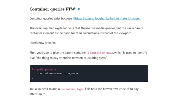 Container queries are rad AF!