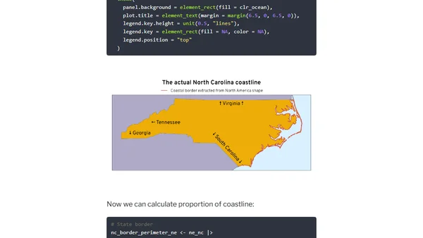 Calculating the proportion of US state borders that are coastlines