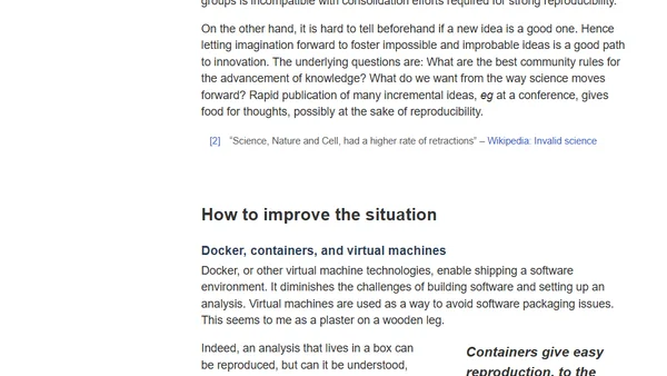 Of software and Science. Reproducible science: what, why, and how