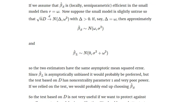 Another view of the ‘nearly true’ model