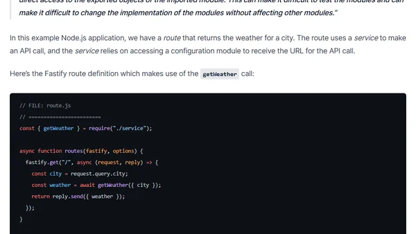The CJS module system, globals and other hardships with maintainable code in Node.js