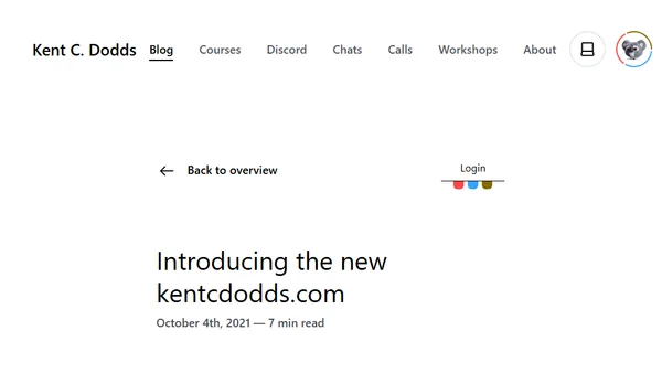 Introducing the new kentcdodds.com
