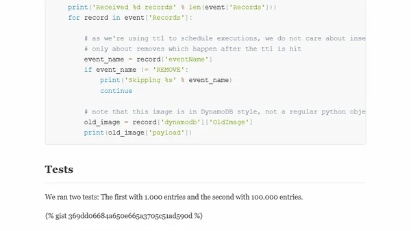 Analysis of DynamoDB’s TTL delay