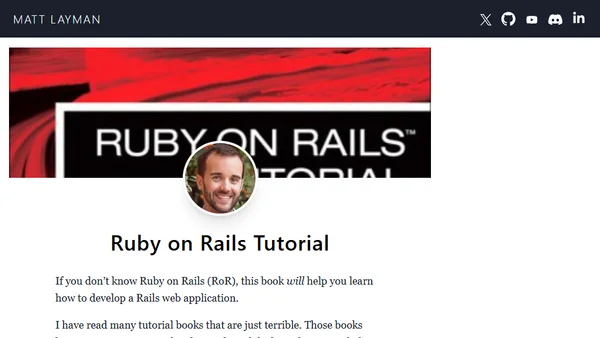 Ruby on Rails Tutorial