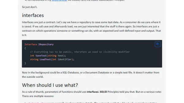 Abstract class vs interface