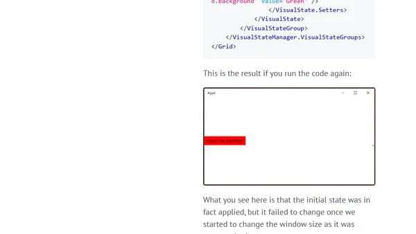 Adaptive Triggers failing? Better check your control names!