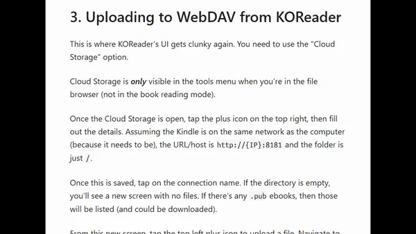 Getting my highlights & notes from KOReader [blog]