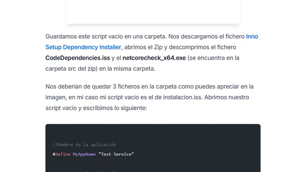 C#: Crear instalador NET 6 - Tutorial Inno Setup