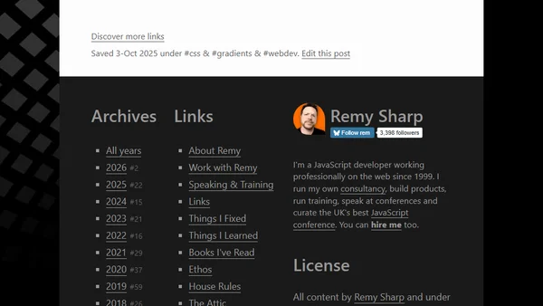 CSS HDR Gradients [link]